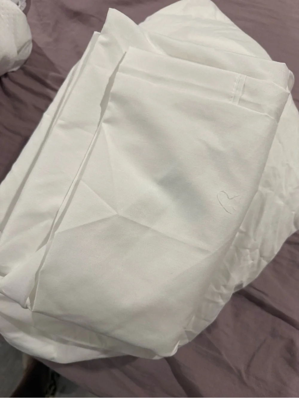Crisp White Twin Sheet and Pillowcase - Clean Classic